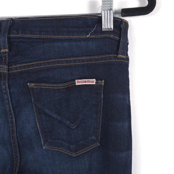 HUDSON USA MADE NICO SUPER SKINNY MIDRISE Jeans RUFF WM407DIV Size 27 - Picture 9 of 12